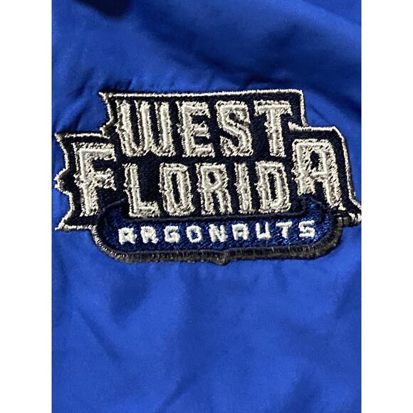 West Florida Argonauts Wind Jacket Size Large Blue Gray Lightweight - Picture 4 of 10